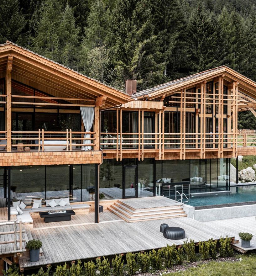 Projekt: Chalets Valsegg Vals - Tip Top Fenster & Systeme - Fenster und Verglasungen aus Südtirol