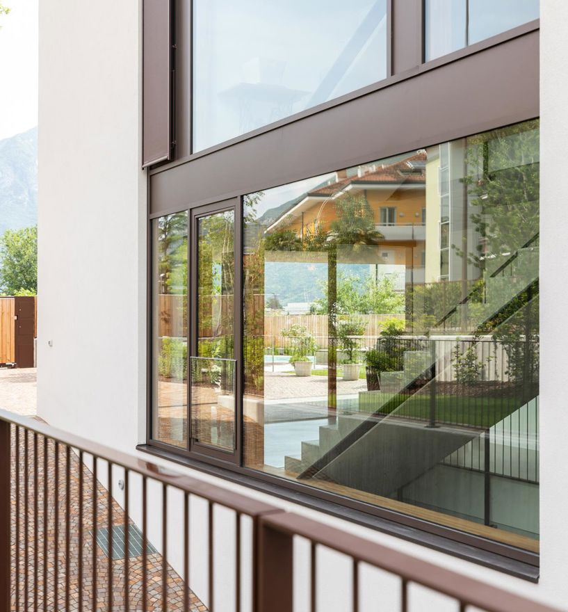 Projekt: Wohnhaus Residence SOLeARIA - Tip Top Fenster & Systeme - Verglasungen, Fenster und Türen aus Südtirol