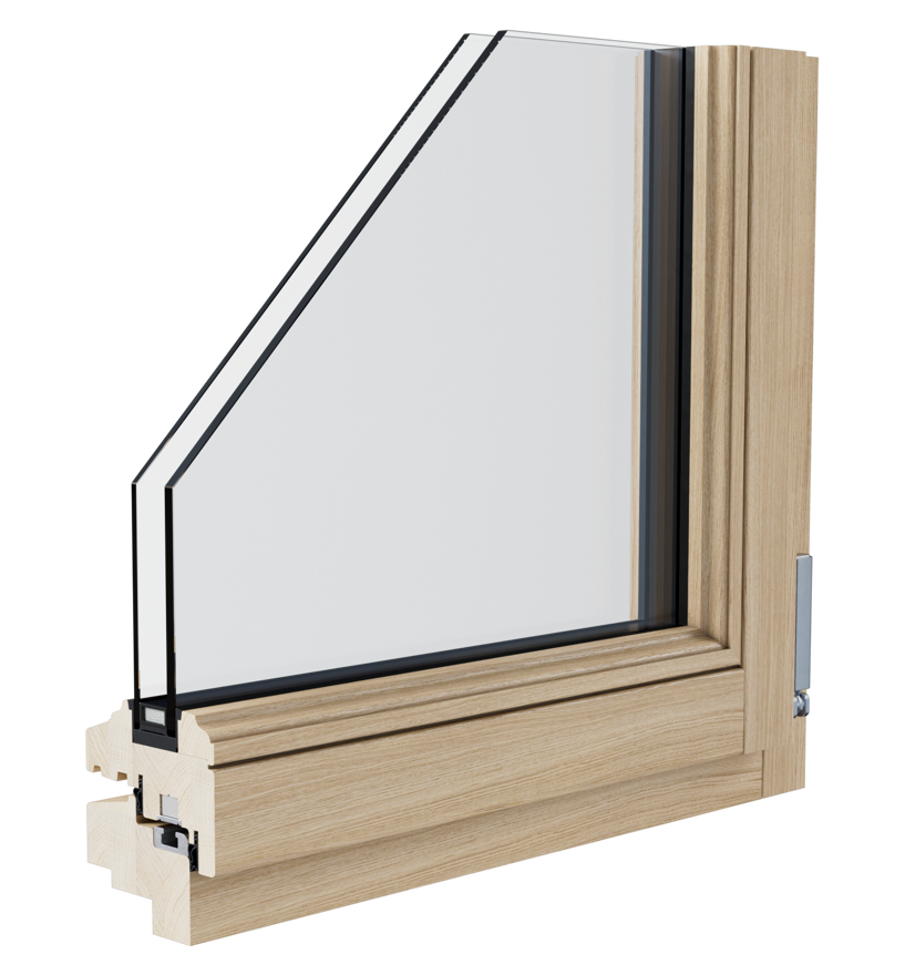 Finestra in legno per ristrutturazioni con tutela dei beni culturali - Tip Top Fenster®