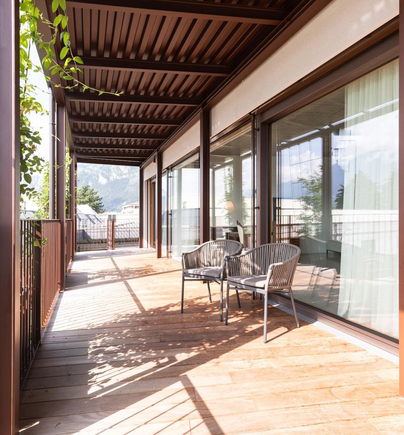 Projekt: Wohnhaus Residence SOLeARIA - Tip Top Fenster & Systeme - Verglasungen, Fenster und Türen aus Südtirol