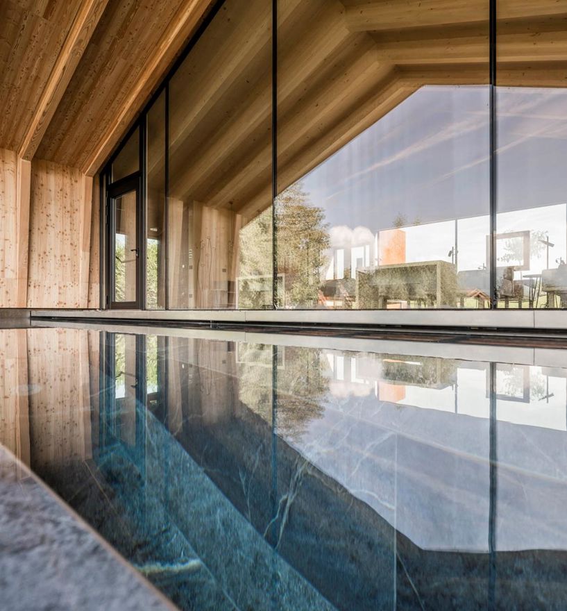 Projekt: Hotel Pineta Molveno - Tip Top Fenster & Systeme - Verglasungen und Fenster Wellness Pool