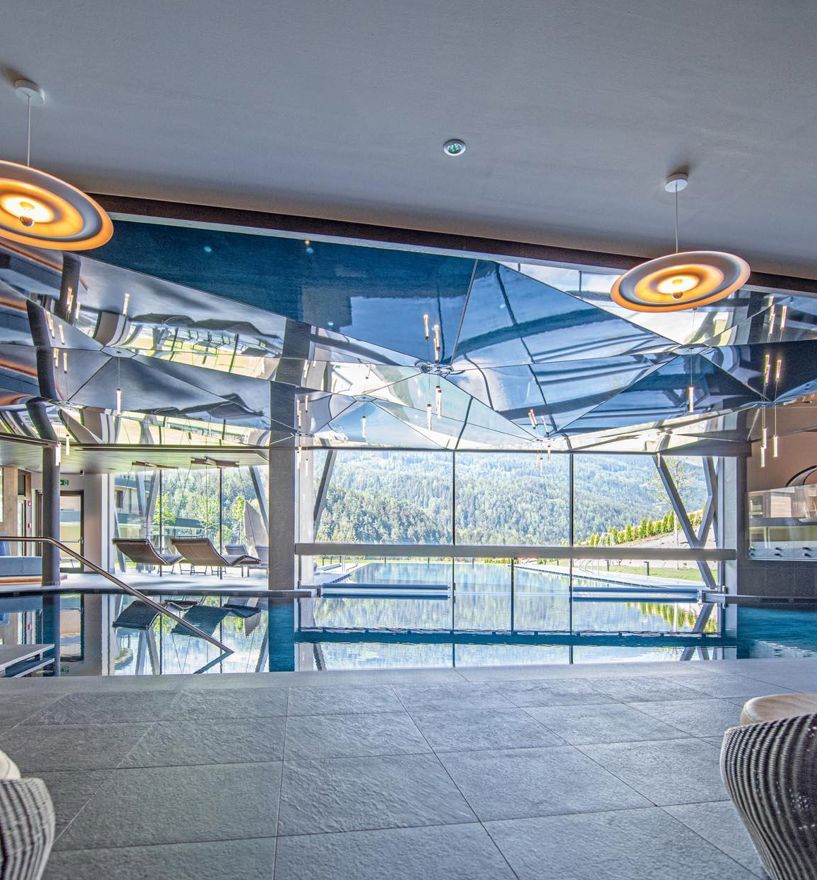 Projekt: Leitgam luxury hotel for two Kiens - Tip Top Fenster & Systeme - Verglasungen und Fenster aus Südtirol, Wellness Pool
