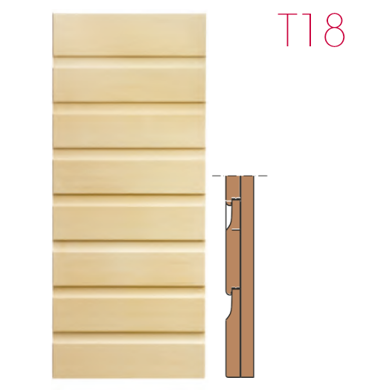 Persiana in legno modello T18