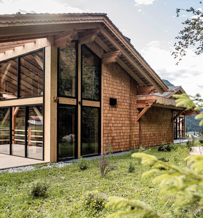 Projekt: Chalets Valsegg Vals - Tip Top Fenster & Systeme - Fenster und Verglasungen aus Südtirol