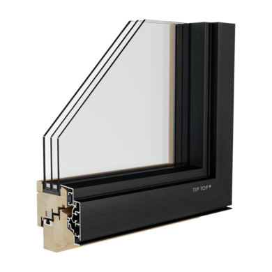 Holz-Alluminium-Fenster Alutop 80 - Tip Top Fenster®