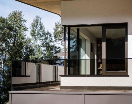 Fenster Alutop 80 in einem Wohnhaus
