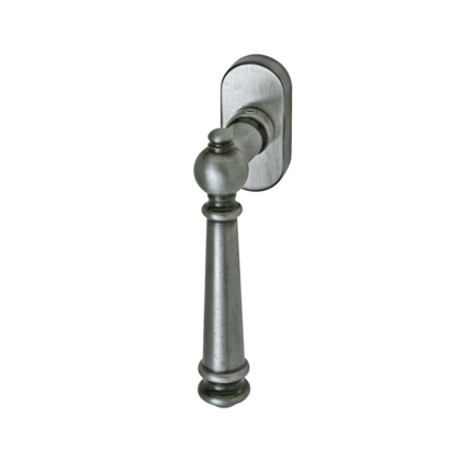 Accessori per finestre: maniglia Südmetall modello Antik Mount Everest di colore grigio acciaio