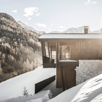 Ein Chalet in der Sonne