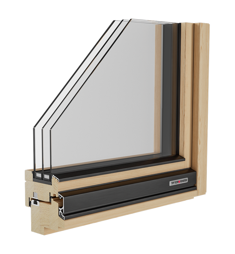 Holzfenster Smartline Minimal innen