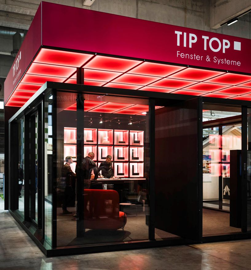 TIP TOP Fenster Messestand Klimahouse Messe Bozen
