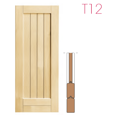 Persiana in legno modello T12