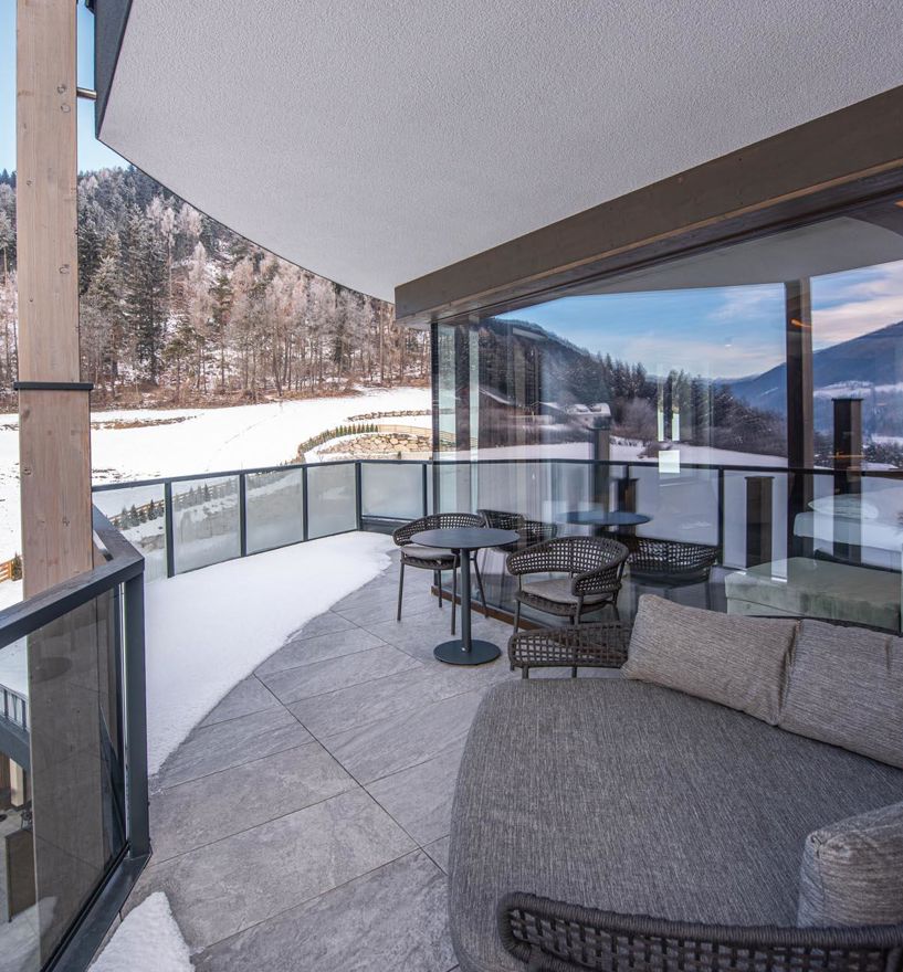 Projekt: Leitgam luxury hotel for two Kiens - Tip Top Fenster & Systeme - Verglasungen und Fenster aus Südtirol