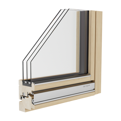 Holzfenster Climatop Design 92 - Tip Top Fenster®