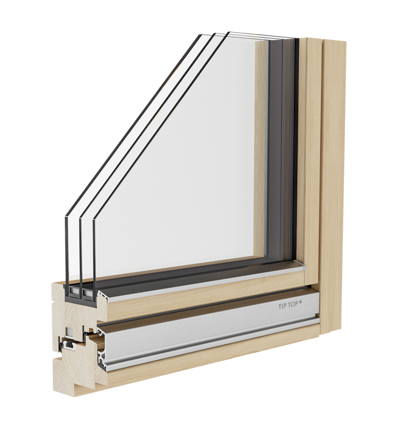 Holzfenster Climatop Design 92 - Tip Top Fenster®