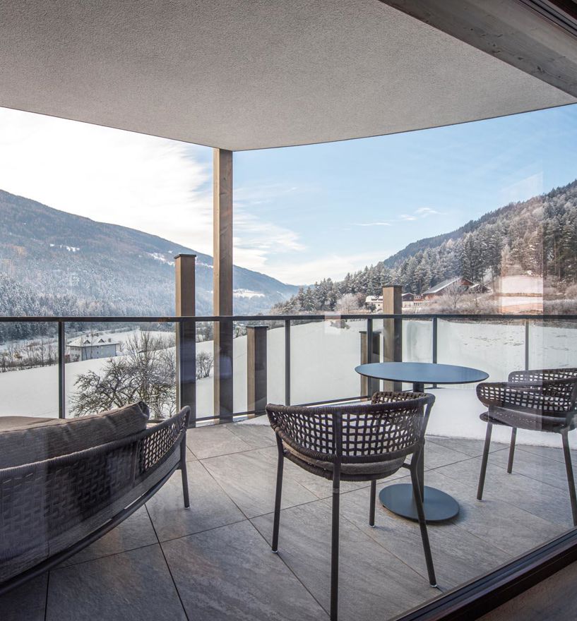 Projekt: Leitgam luxury hotel for two Kiens - Tip Top Fenster & Systeme - Verglasungen und Fenster aus Südtirol