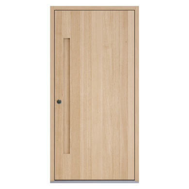 Porta d'ingresso in legno modello TTH7