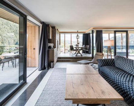 Projekt: Winklerhotels Chalet Purmontes Montal - Tip Top Fenster & Systeme - Verglasungen, Fenster und Türen aus Südtirol