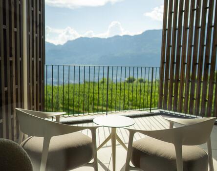 Grenzenlose Sicht dank deckenhoher Verglasungen