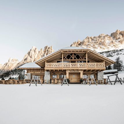 Projekt: Panoramahütte Wolkenstein - Tip Top Fenster & Systeme - Türen, Verglasungen und Fenster aus Südtirol