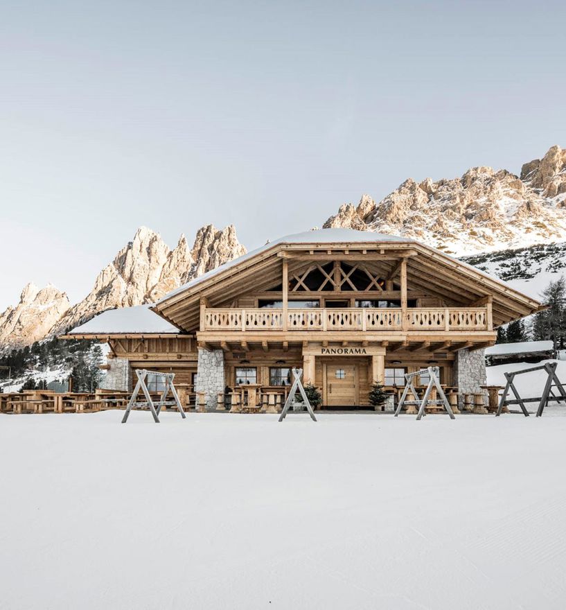 Projekt: Panoramahütte Wolkenstein - Tip Top Fenster & Systeme - Türen, Verglasungen und Fenster aus Südtirol