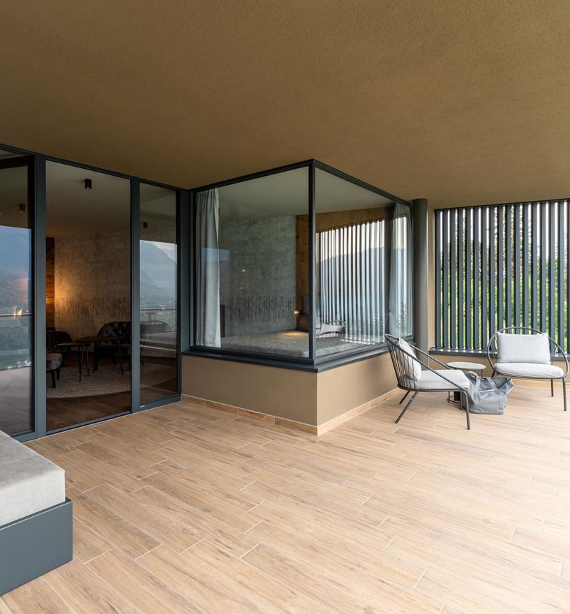 Projekt: Sonnenparadies Schenna - Tip Top Fenster & Systeme - Verglasungen, Fenster und Türen aus Südtirol