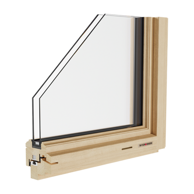 Finestra in legno Smartline Rustikal - Tip Top Fenster®