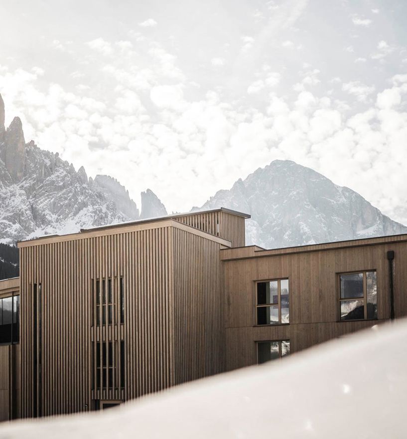 Die Fassade vom Hotel Cendevaves