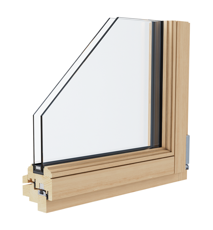 Finestra in legno Smartline Rustikal