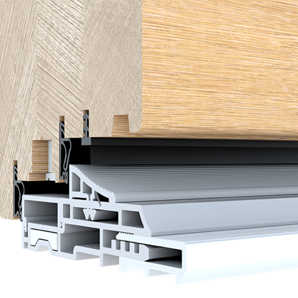 Zubehör für die Haustür: Bodenschwelle Standard