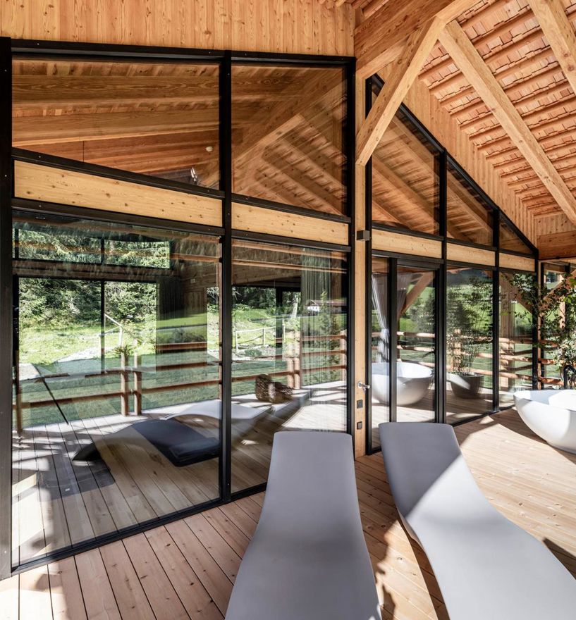 Projekt: Chalets Valsegg Vals - Tip Top Fenster & Systeme - Fenster und Verglasungen aus Südtirol