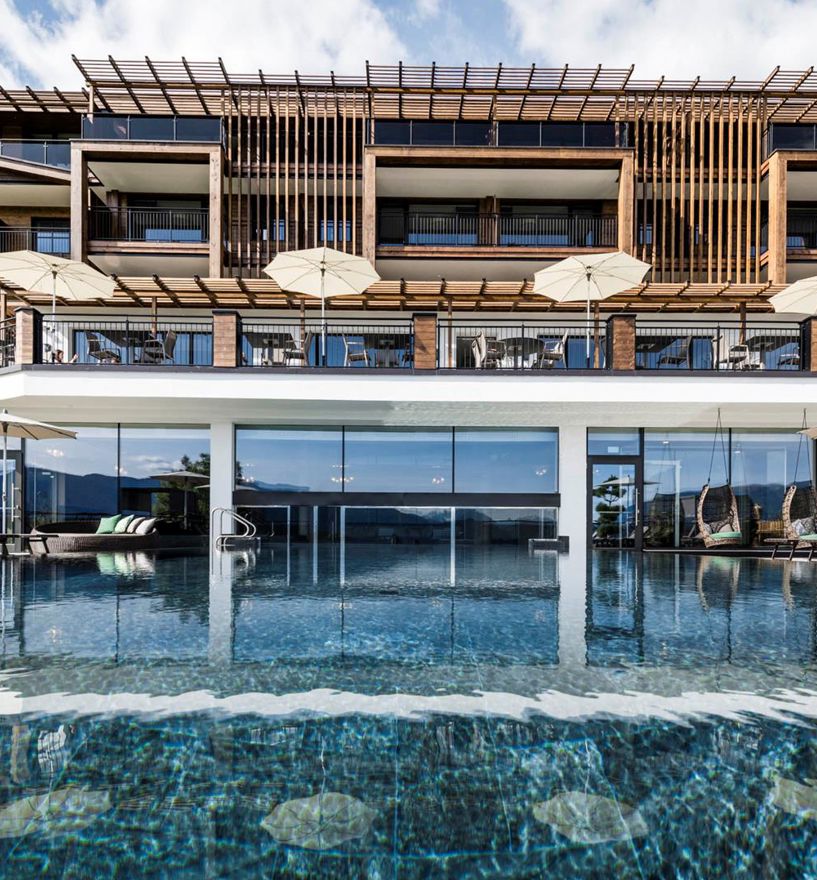 Projekt: Hotel Panorama Kiens - Tip Top Fenster & Systeme - Verglasungen und Fenster Wellness Pool