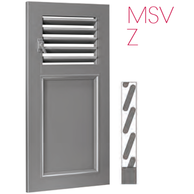 Persiana in alluminio modello MSVZ