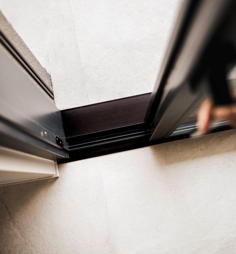 Bedienung des Fensterbeschlags der Hebeschiebetür CLASSIC von Tip Top Fenster