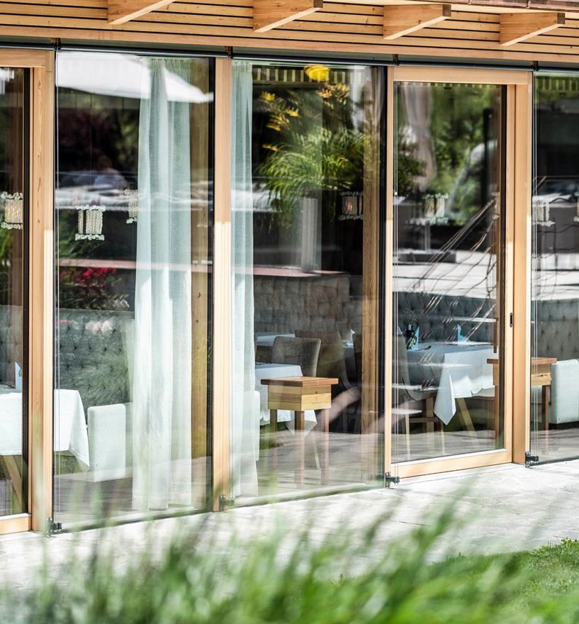 Projekt: Hotel Sonnwies Lüsen - Tip Top Fenster & Systeme - Verglasungen und Hebe-Schiebetüren aus Südtirol