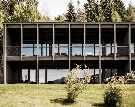 Die Fassade eines Gebäudes