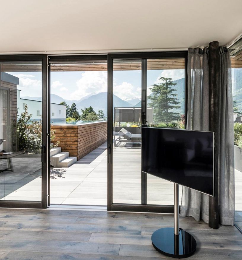 Projekt: Hotel Ansitz Plantitscherhof Meran- Tip Top Fenster & Systeme - Verglasungen und Hebe-Schiebetüren