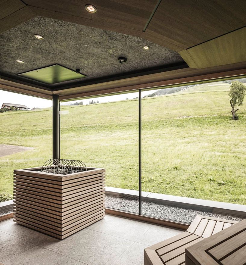 Projekt: Hotel Terentnerhof Terenten - Tip Top Fenster & Systeme - Verglasungen und Türen aus Südtirol, Sauna