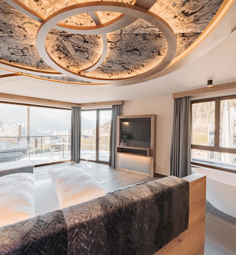 Projekt: Leitgam luxury hotel for two Kiens - Tip Top Fenster & Systeme - Verglasungen und Fenster aus Südtirol