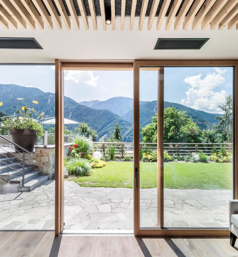 Projekt: Hotel Sonnwies Lüsen - Tip Top Fenster & Systeme - Verglasungen und Hebe-Schiebetüren aus Südtirol