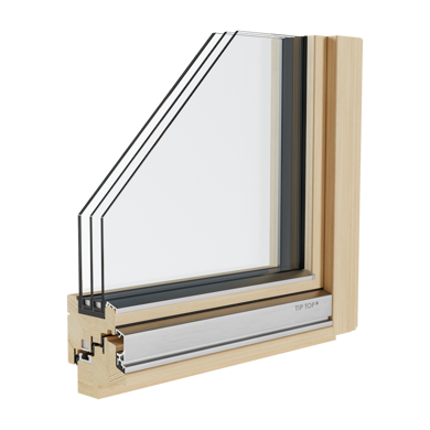 Holzfenster Topline 80 - Tip Top Fenster®