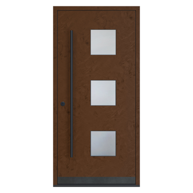 Porta d'ingresso in legno-HPL modello TTHPL32