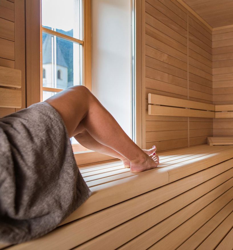 Projekt: Hotel Gasthof zum Hirschen St. Felix - Tip Top Fenster & Systeme - Verglasungen und Fenster Sauna