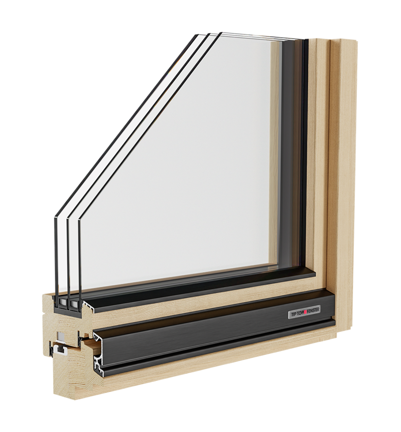 Holzfenster Smartline Minimal