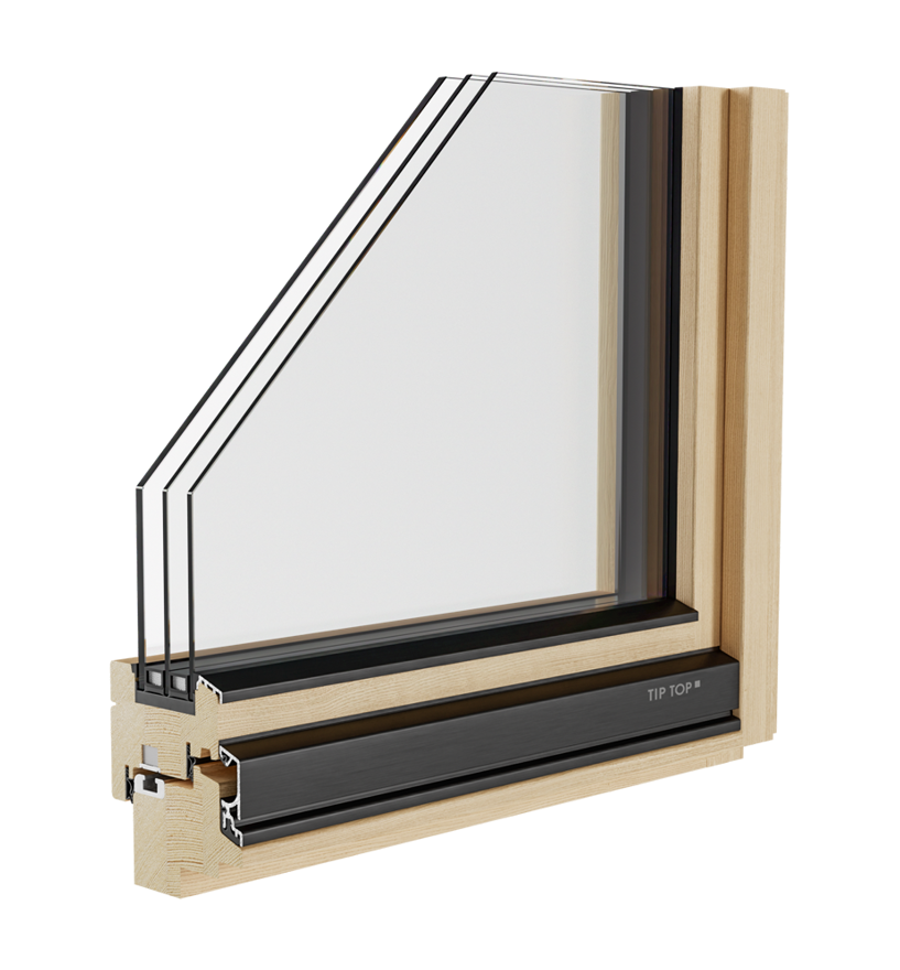 Finestra in legno Smartline Minimal - Tip Top Fenster®