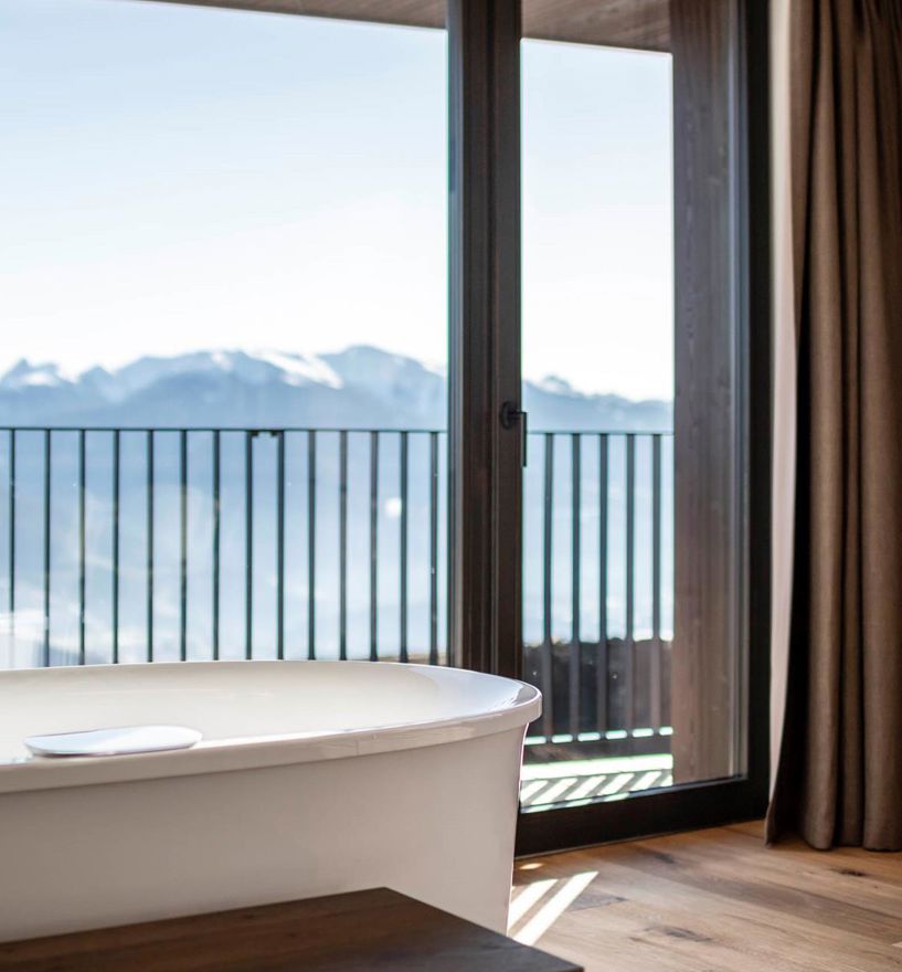 Projekt: Panorama Living Dolomites Meransen - Tip Top Fenster & Systeme - Verglasungen und Fenster aus Südtirol
