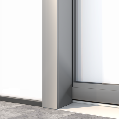 Il telaio della porta alzante scorrevole Deluxe in legno-aluminio