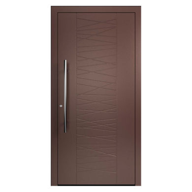 Porta d'ingresso in legno-aluminio modello TTHA8