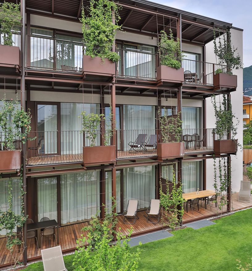 Projekt: Wohnhaus Residence SOLeARIA - Tip Top Fenster & Systeme - Verglasungen, Fenster und Türen aus Südtirol